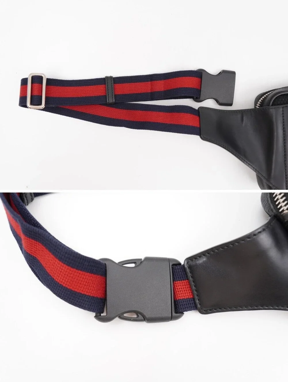 CN34 💟 GUCCI Soft GG Supreme Monogram Web Belt Bag